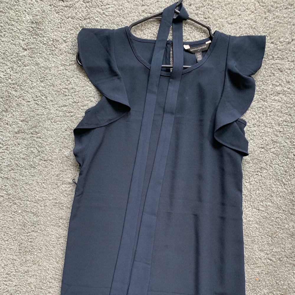 Banana Republic Navy Blue Shift Dress